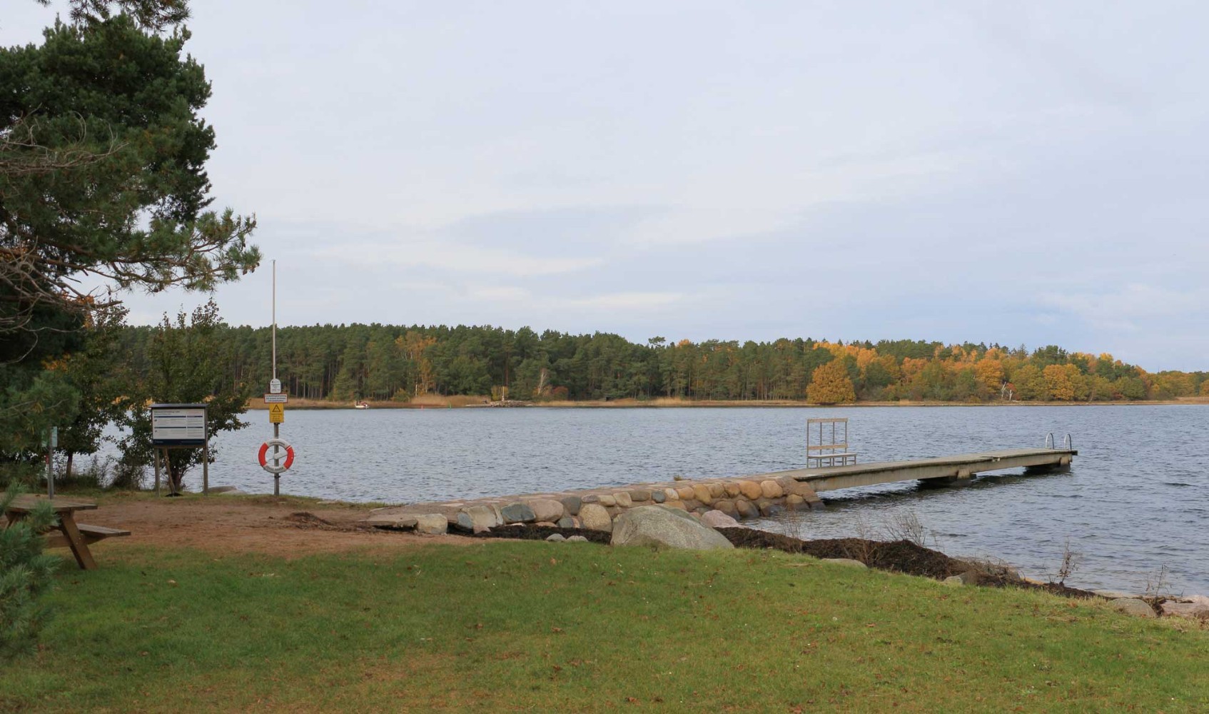 Badplats Kindbergs udde Foto: Stefan Svenaeus 2023