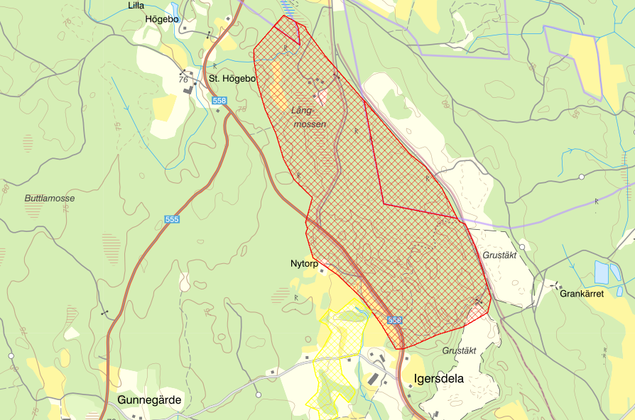 Länsstyrelsens karta