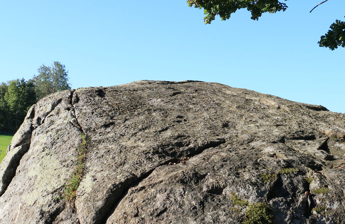 Skålgropar/älvkvarnar från bronsåldern Foto: Stefan Svenaeus 2024