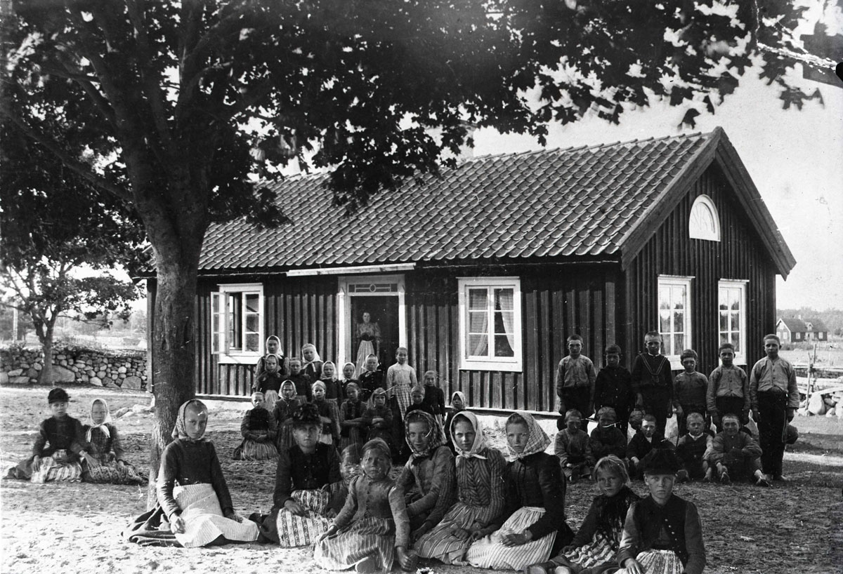 Höstterminen 1893 Foto: DigitaltMuseum, Kalmar läns museum, Public Domain